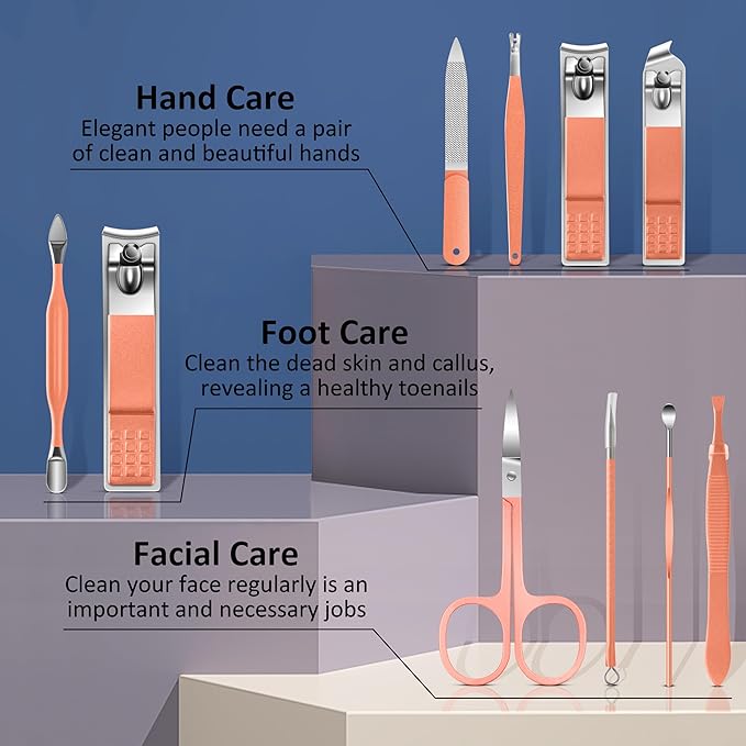 BLESWIN Nail Care Kit, 10