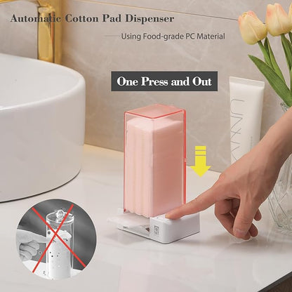 Cotton pad dispenser, with 55