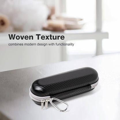 Nincha Hard Shell Electric Toothbrush Case - for Oral-B iO/Pro/Smart Series, Philips Sonicare Electric Toothbrush, Bigger Size Travel Case Fits all Powered Toothbrushes and Accessories Black