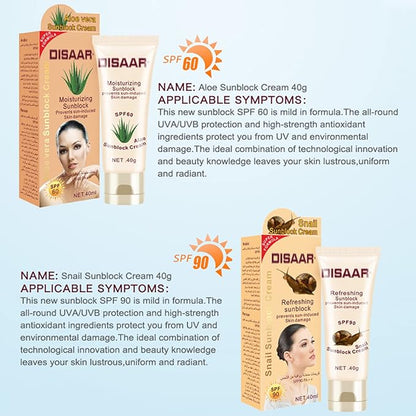 Sunblock Cream Refreshing Sunscreen Face