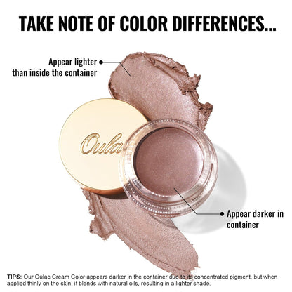 Oulac Matte Eyeshadow 3-in-1 Eyeshadow Eye Primer&Eyeliner Highly Pigmented Waterproof Smudge-proof Long Lasting Wear Smooth&Blendable Formula for Natural Look,Vegan & Cruelty-Free,CM03