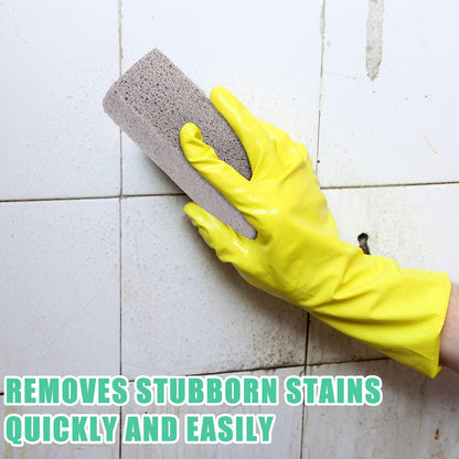 100 Pack Pumice Stone for Toilet Cleaning Bowl Stick Toilet Pumice Scouring Pad Pumice Stick Cleaner for Toilet, Bathtubs, Bathroom, Kitchen Sink, Pool, Grill, 5.9 x 1.37 x 0.98 Inch