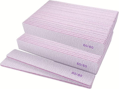 80/80 grit nail files, emery