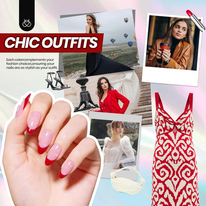 Beetles Gel Nail Polish Kit with UV Light, 46 PCS 25 Colors Valentines Gel Nail Polish Set Base Glossy Matte Glitter Top Coat Nails Polish Red Green Brown Blue Pink Nude Manicure Gift for Women