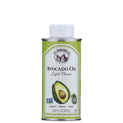 La Tourangelle, Avocado Oil, Handcrafted from Premium Avocados, Great for Cooking, as Butter Substitute, and for Skin and Hair, 8.45 fl oz