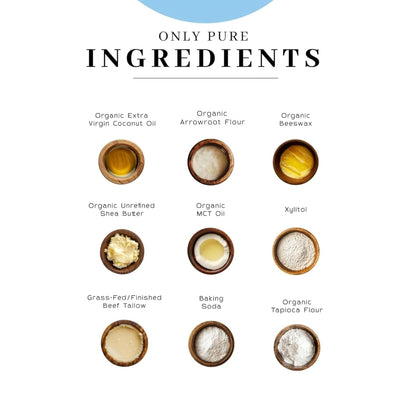 VanMan Coconut & Magnesium Deodorant Stick - Natural Aluminum Free Deodorant for Women & Men - Effective Odor Control for Delicate Skin - With Tallow, Shea Butter & Coconut Oil - 2 Fl Oz Unscented