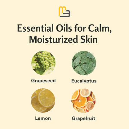 M3 Naturals Firming Body Massage Oil with Collagen & Stem Cell – Helps Smooth The Appearance of Cellulite & Improve Skin Texture – Refreshing Aromatherapy Body Oil for Legs & Full Body – 16 Fl Oz