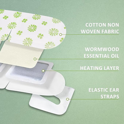 5pcs wormwood steam eye mask,