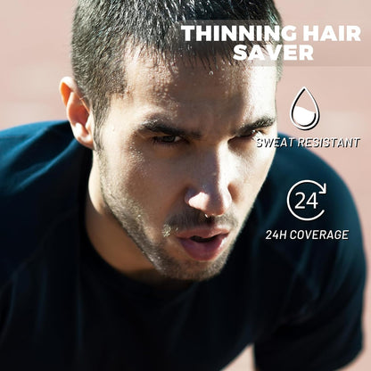 SOVONCARE Hair Fibers for Thinning Hair Light Brown, Hair Building Fibers for Bald Spots Undetectable & Natural, Conceals Hair Loss Fill In Fine Hair Powder Hair Thicker Instantly for Women & Men 28g