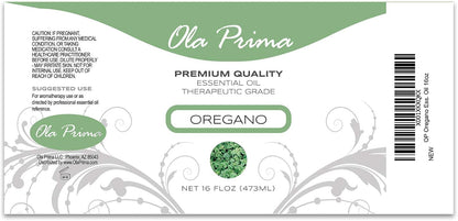 Ola Prima 16 oz Oregano Essential Oil Big Bottle