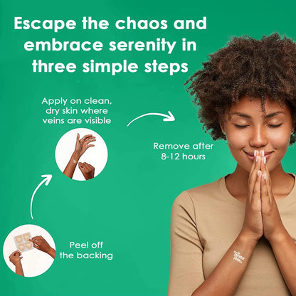 The Friendly Patch - Relax & Let Go with Ashwagandha, Gaba & Gotu Kola - Formerly known as Zen Patches 8 pack