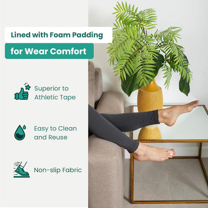 Welnove Hammer Toe Straightener - 8 Pack Broken Toe Wraps - Hammer Toe Corrector for Women - Toe Splints for Crooked Toes, Curled Toes, Bent Toes - (Small, Beige)