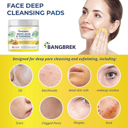 Kojic turmeric cleansing pads: turmeric