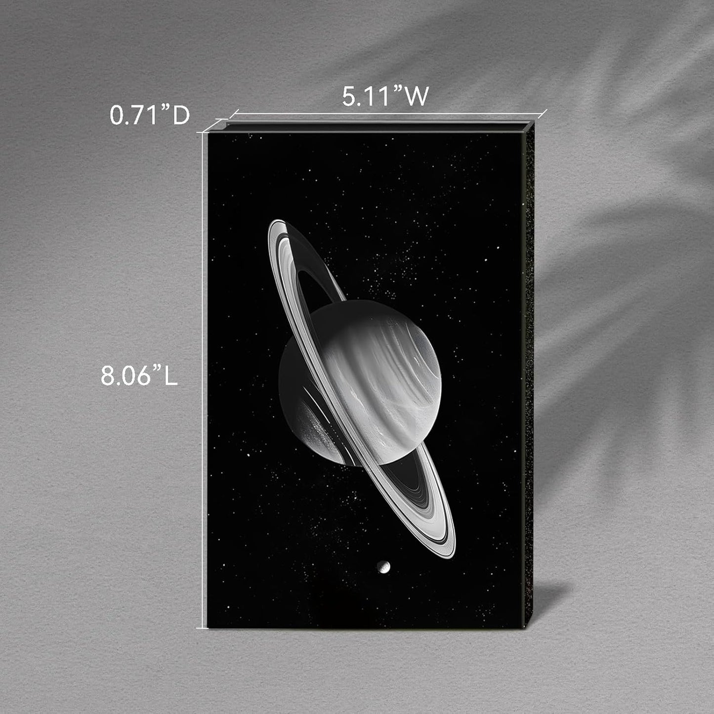 Magnetic Empty Eyeshadow Palette, Makeup Pans Organizer With Mirror Inside, 3D Frosted Finish Art Paper Palette (Cosmic Mystery)