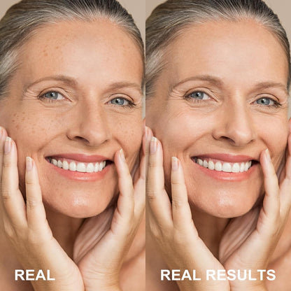 CC Cream, CC Cream Self Adjusting for Mature Skin, Color Corrector & Lightweight, Satin Skin, Suitable for All Skin Types, 1 Fl Oz (Natural)