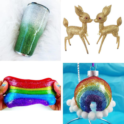 Holographic Fine Glitter, 100g/3.5oz Extra Fine Glitters Powder Packs for Resin, Craft Glitter for Tumblers Candle Slime Making, Festival Body Face Eyeshadow Nail Glitter (Light Gold 3)