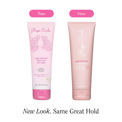 Rizos Curls Light Hold Gel – Flexible, Flake-Free, Frizz-Free Hold & Shine – Defines & Moisturizes Wavy, Curly, Coily 1a–4c Hair Types with Aloe Vera – Sulfate, Silicone & Paraben Free