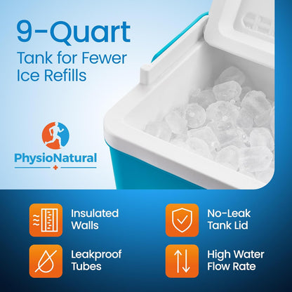 Cold Therapy System with Universal Pad for Hip, Back or Knee — Post-Surgery Care, Back Surgeries, Spinal Fusion, Hip Replacement, Osteoarthritis, ACL, MCL, Swelling, Sprains — Cryotherapy Freeze Kit