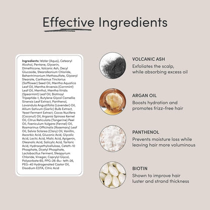 Jupiter Scalp Mask, Volcanic Ash for Exfoliation and Oil Absorption, Weekly Reset for Dry Itchy Scalp, Color Safe, Sulfate-Free, Vegan, Natural Fragrance, Unisex, 0.14 kg, 5 fl oz