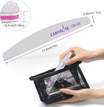 Canvalite 10pcs 100 Grit Nail