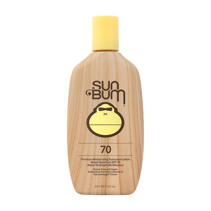 Sun Bum Original SPF 70 Sunscreen Body Lotion - Broad Spectrum Moisturizing Sunscreen with Vitamin E - Hawaii 104 Act Compliant (Made without Octinoxate & Oxybenzone) - 8 oz