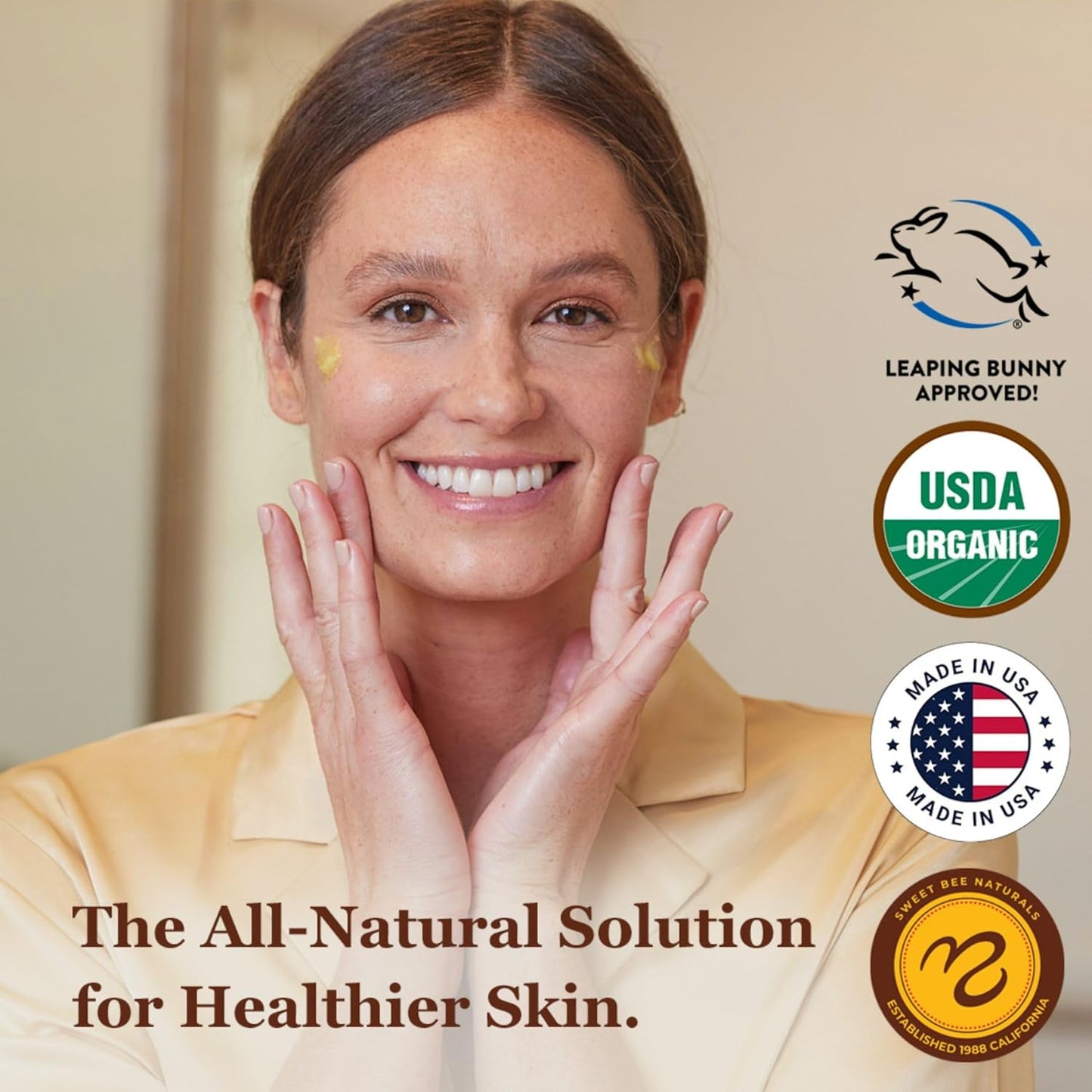 Sweet Bee Naturals All-in-One Skin Balm Sachets - 4ml Each, Certified Organic, Deep Moisture & Hydration for On-the-Go Skincare, Ideal for Busy Lifestyles, Travel-Friendly - 15 Pack