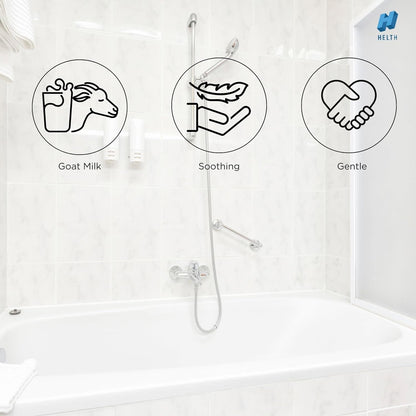 Spa Kit Birthday Box with Loofah Body Brush Fruit and Citrus Goat Milk Soap