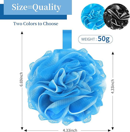 Bath loofah sponge back scrubber