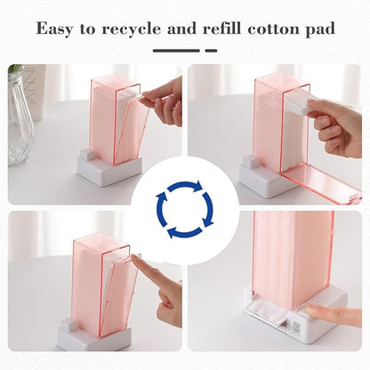 Cotton pad dispenser, with 55