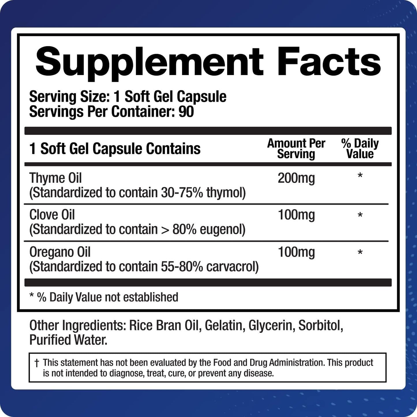 BioMatrix Oil Blend of Thyme, Oregano, Clove, Digestive Supplement for Men and Women, GI Repair Softgels | Microb-Defend (90 Capsules)