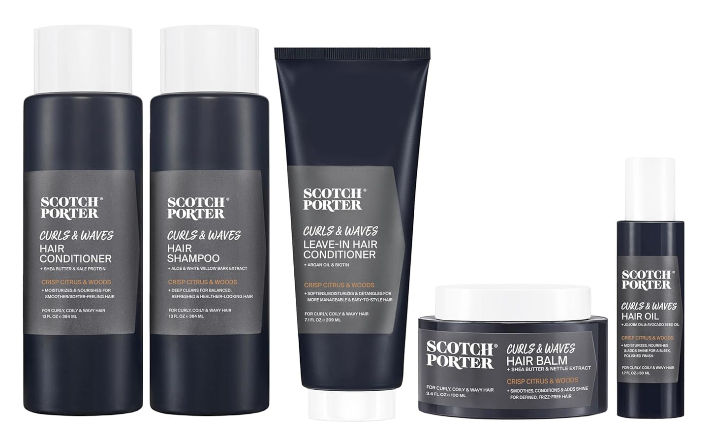 Scotch Porter Superior Collection | Hair Wash, Conditioner, Leave-In, Balm and Oil