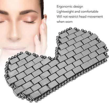 Terahertz Stone Eye Cover Hot Cold, Promote Circulation, Comfortable Wearing, Portable Design Relaxing, Soothing Eye Care with Terahertz Stone Cold Stone Eye Cover Stone Eye Care