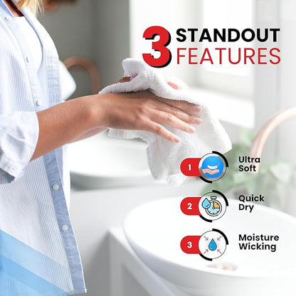 Infinitee xclusives blue wash cloths