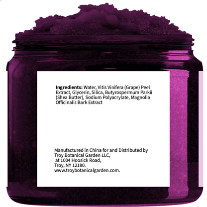 Grape Body & Foot Scrub 10 oz - Improves the elasticity and firmness of skin - Removes dead skin cells, and tighten and tone skin - The best stocking stuffer.