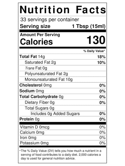 La Tourangelle Avocado Oil 16.9 Fl Oz, All-Natural, Artisanal, Great for Salads, Fruit, Fish or Vegetables, Buttery Flavor