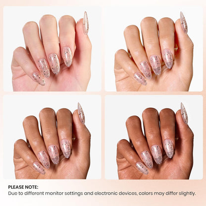 Beetles Gold Glitter Gel Nail Polish, 9ml Diamond Shiny Gel Polish Shimmer Reflective Sparkle Gold Color for Nail Art Soak Off UV LED Nail Lamp Dancing Glitter Gifts for Women