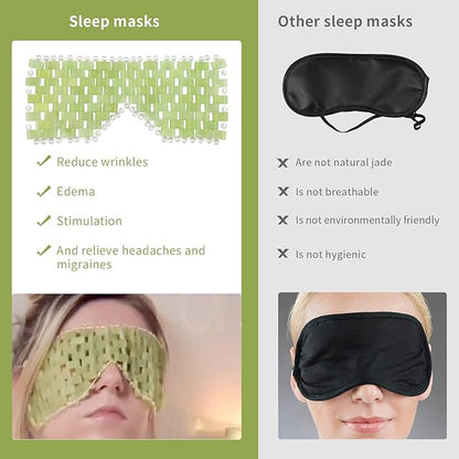 Jade eye mask 2pcs -