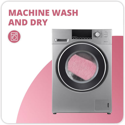 Bath Mat,Ultra Thin Bathroom Rugs,Rubber Bath Mats for Bathroom,No Slip Bath Rugs,Quick Dry,Machine Washable,Low Pile,Absorbent,Shower Outside,Sink,Home Decor Accessories.Pink,1'5"x2'3"(17x27inch)