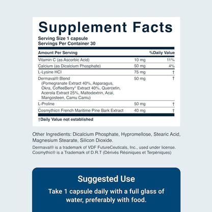 ACTIVATEDYOU Essential Skin Food - Plant Based Collagen Elastin Support Supplements for Women & Men - Supports Youthful Skin, Lysine & Dermaval for Collagen Production (3 Pack/90 Day Supply)