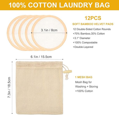 Reusable makeup remover pads -