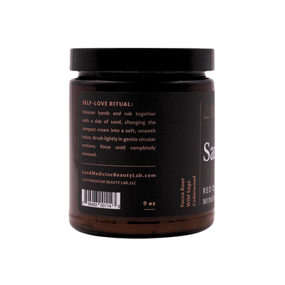 Sand Red Mineral Polish for Body & Face - Deep Exfoliator Scrub with Desert Mineral Sand - Natural Ingredients - Skincare for Women and Men (9 oz)