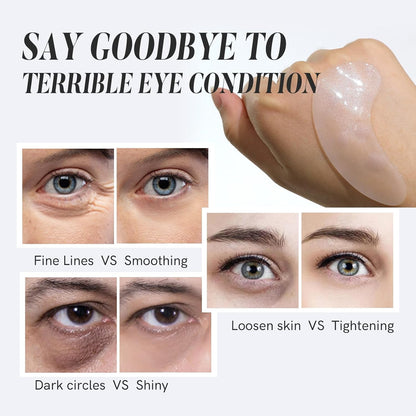 Under Eye Patches with Collagen and Peptide Eye Mask for Dark Circles and Puffiness,Face Mask Skin Care Products 30 Pairs