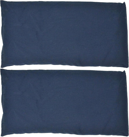 Nature's Approach - Basic Herb Pack Rice Heating Pad Microwavable Reusable Heat Pack with Herbal Aromatherapy Fill, Freezer and Microwave Safe for Hot and Cold Therapy, 2 Pack Nighttime Blue