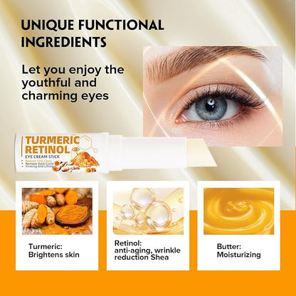 Turmeric retinol eye stick,eye balm