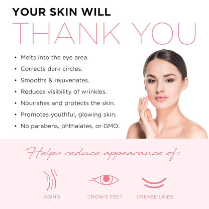 AZURE Retinol & Peptides Lifting Eye Serum - Anti Aging, De-Puffing & Revitalizing - Reduces Wrinkles, Fine Lines & Dark Under Eye Bags - Calms & Soothes - Made in Korea - 30mL / 1 fl.oz.