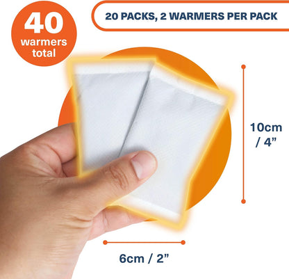 Bramble Hand Warmers Disposable Value Pack (2 Warmers per Pack) Pocket Warmers for Hiking, Outdoor Activities, Skiing - up to 10 Hours of Heat
