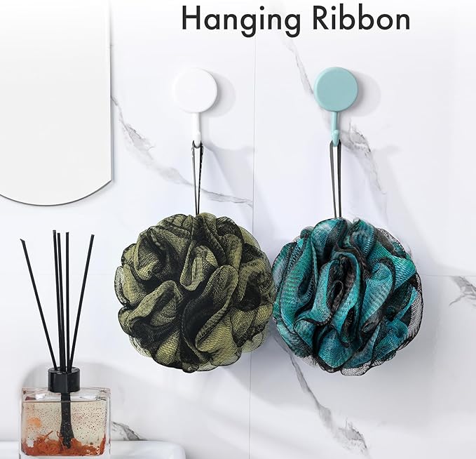 Amazerbath charcoal loofah sponge, shower