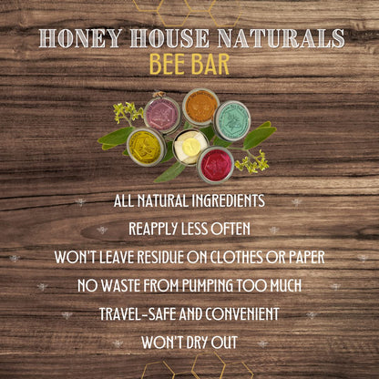 Bee Bar Honey House Naturals Duo – Citrus – Small .6 ounce & Large 2 ounce (Citrus)