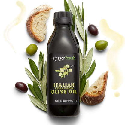 Amazon Fresh, Italian Extra Virgin Olive Oil, 16.9 Fl Oz (Pack of 2)