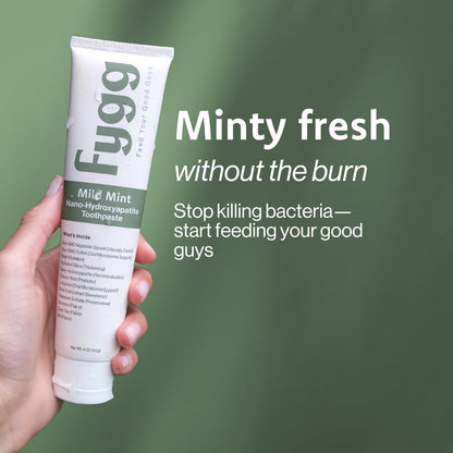 Nano Hydroxyapatite Toothpaste for Kids and Adult (Mild Mint - Travel)